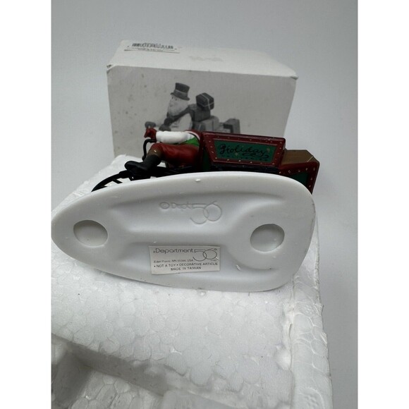 Department 56 North Pole Series "Holiday Deliveries" Santa Bicycle Christmas - Picture 4 of 7